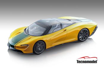 TM18-EX08F - 2020 McLAREN Speedtail geel en groen - Beperkt tot 24 stuks