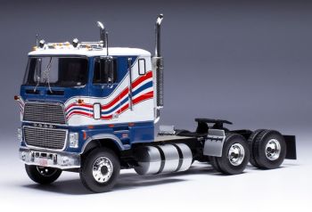 IXOTR177.22 - FORD CL 9000 6x4 1976 Blauw en wit