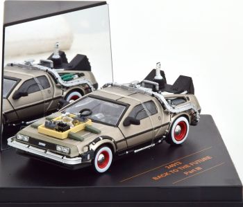 VIT24013 - Delorean DMC 12 whitewall-bandversie van Back to the Future III